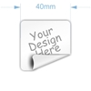 Picture of 40mm Square Custom Sticker-24 Stickers per A4 page