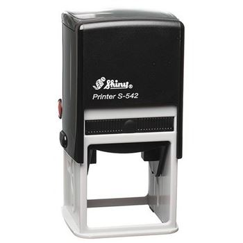 Shiny Rubber Stamp Self Inking. Size 42 x 42mm