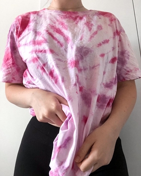 Picture of Tie dyed Tee Pink