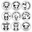 Picture of 9 x   PANDA Stamper Set- 20 mm Round