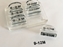 Picture of Stamper, Infant sizes,  non self inking- set of 6 sizes+ Textile Ink/Pad