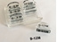 Picture of 2Stamper, Infant sizes,  non self inking- set of 6 sizes+ Textile Ink/Pad - copy