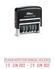 Picture of Double Dater Stamp S-310A