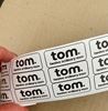 Iron on labels