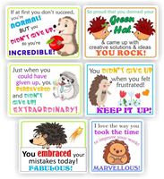 Hedgehog Stickers 60 units