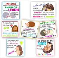 Hedgehog Stickers 70 units