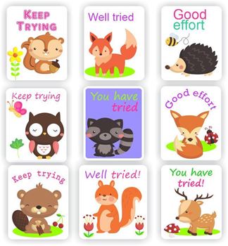 Woodland Animal Stickers 120 units