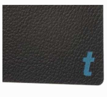 Black & Blue faux leather texture
